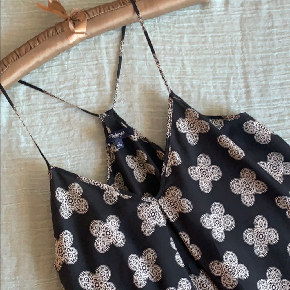 Madewell silk tank top